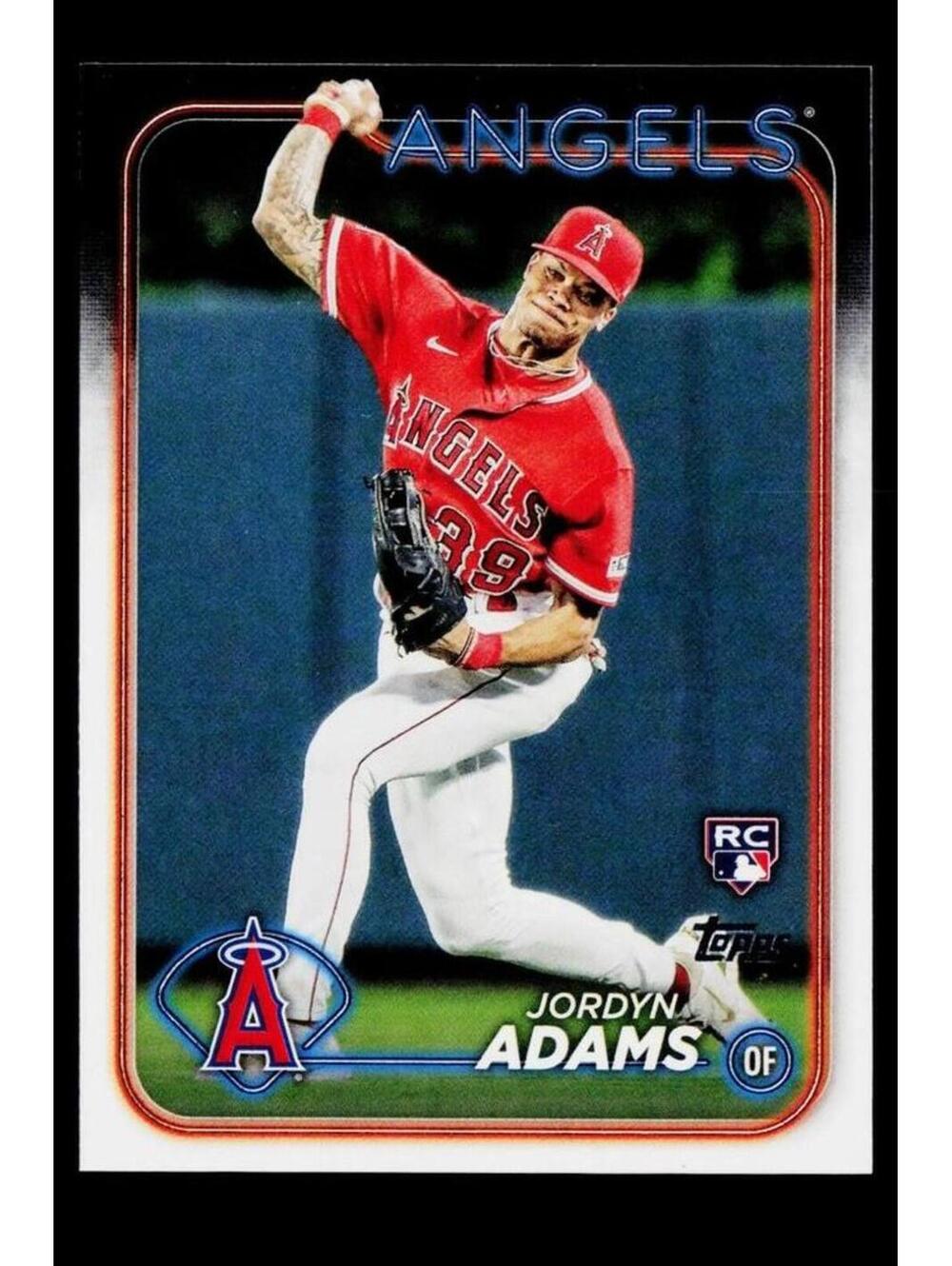 Jordyn Adams 2024 Topps #470 RC Los Angeles Angels Nationals [COPY]